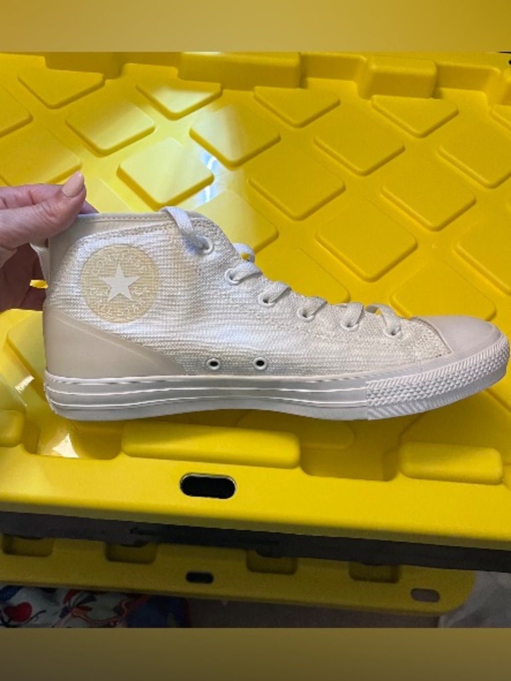 RARE NEW Converse All Star Syde Street Mid White Sample W8